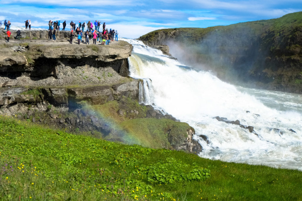 Gullfoss czyli Złoty Wodospad. Duma Islandii.