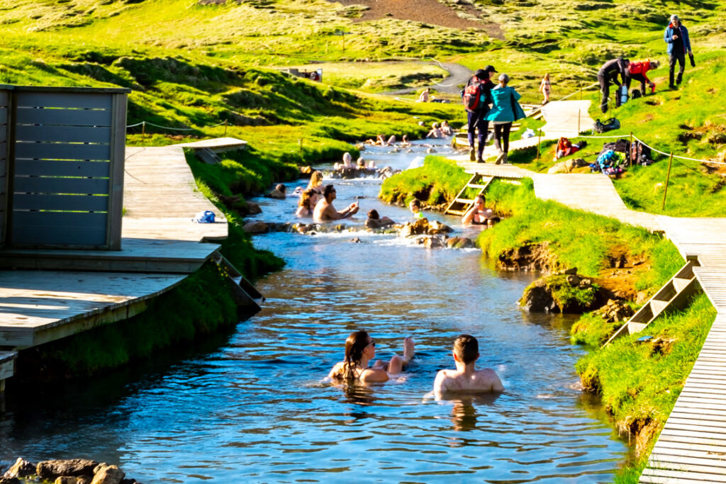 Gorąca Rzeka islandia